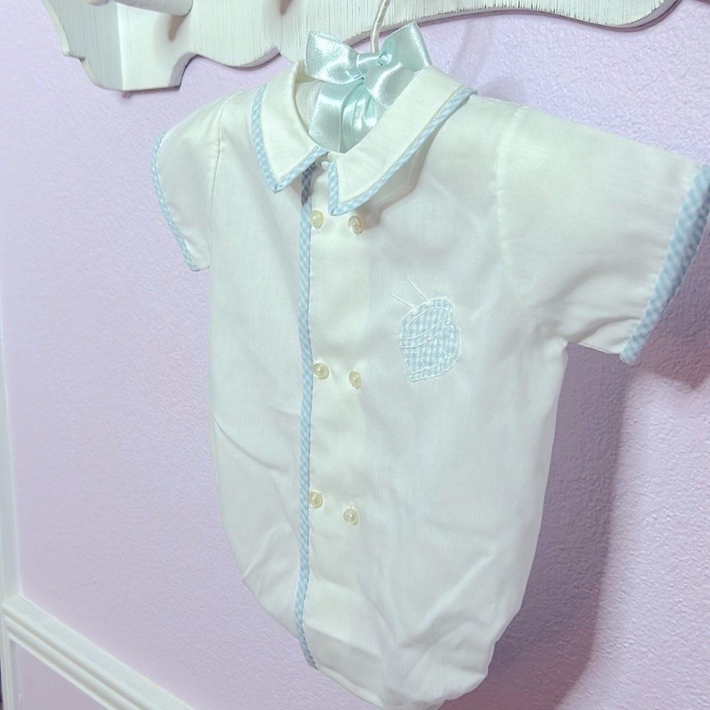 Feltman Brothers- Bubble Suit with double breasted button placket RARE